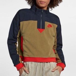 NIKE - women's half-zip polar fleece pullover